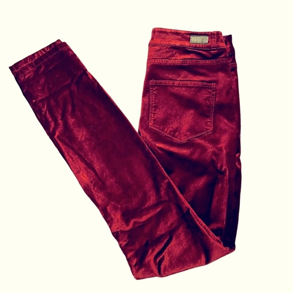 Paige Hoxton Ultra Skinny Velvet Jeans - Picture 7 of 12